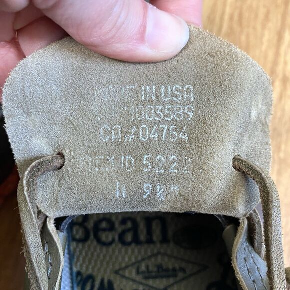LL Bean Bean Boots Shoes Mens 9.5 M Low Rubber Moc Duck Waterproof Hunting USA main image 7